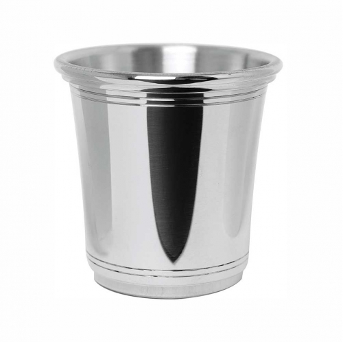 Carolina Julep Cup 5 Oz 3\ Height x 2 3/4\ Diameter
5 oz
Pewter

Care:  Wash your pewter in warm water, using mild soap and a soft cloth. Dry with a soft cloth. Your pewter should never be exposed to an open flame or excessive heat. Store your pewter trays flat, cups upright, etc. to prevent warping. Do not wrap pewter in anything other than the original wrapping to prevent scratching. Never wrap pewter in tissue paper, as fine line scratching will occur. Never put pewter in a dishwasher. Hand wash only.

Interested in stock availability or special ordering items? Looking to order in bulk or an order that is personalized, wrapped, and delivered?  Contact us any time with your questions.